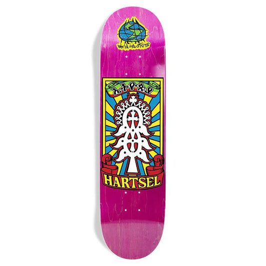 World Industries Skateboard Deck Hartsel Yout Model Pink 8.25
