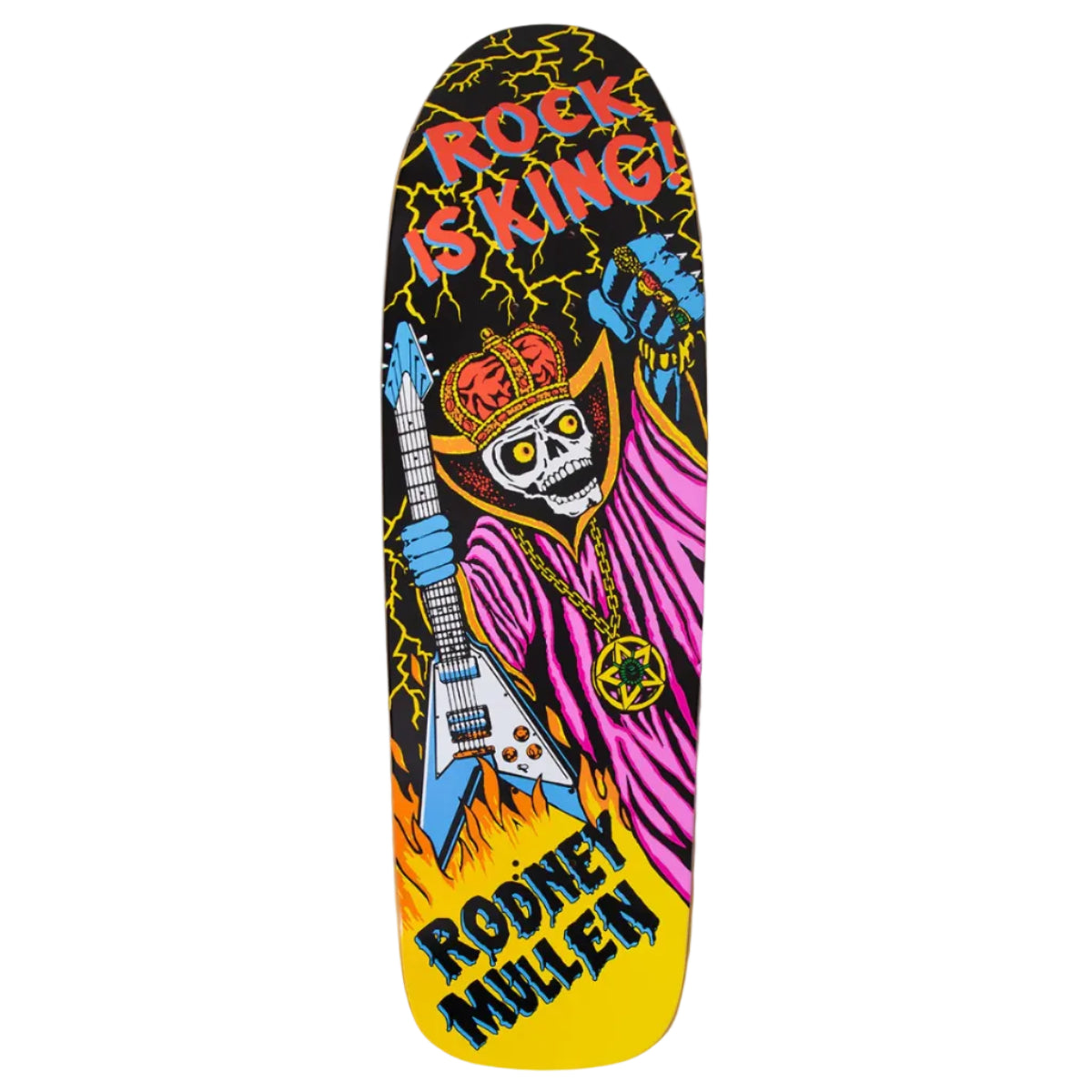 World Industries Skateboard Deck Mullen Rock Is King 10.1
