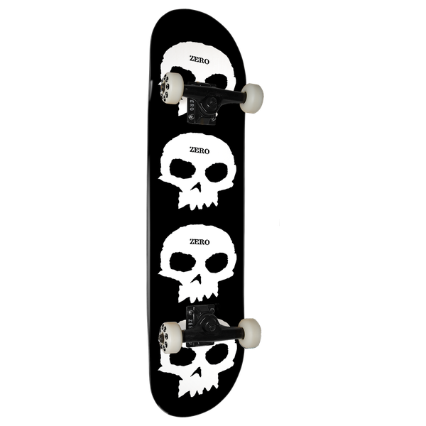 Zero Complete Skateboard Multi Skull 8.25 Black White