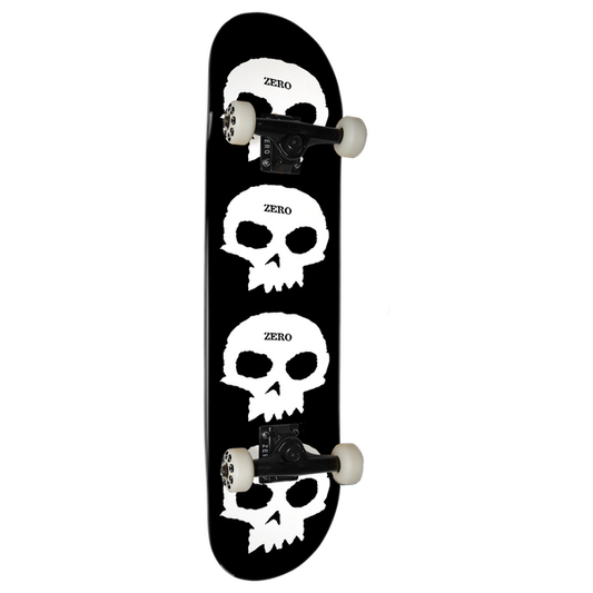 Zero Complete Skateboard Multi Skull 8.25 Black White