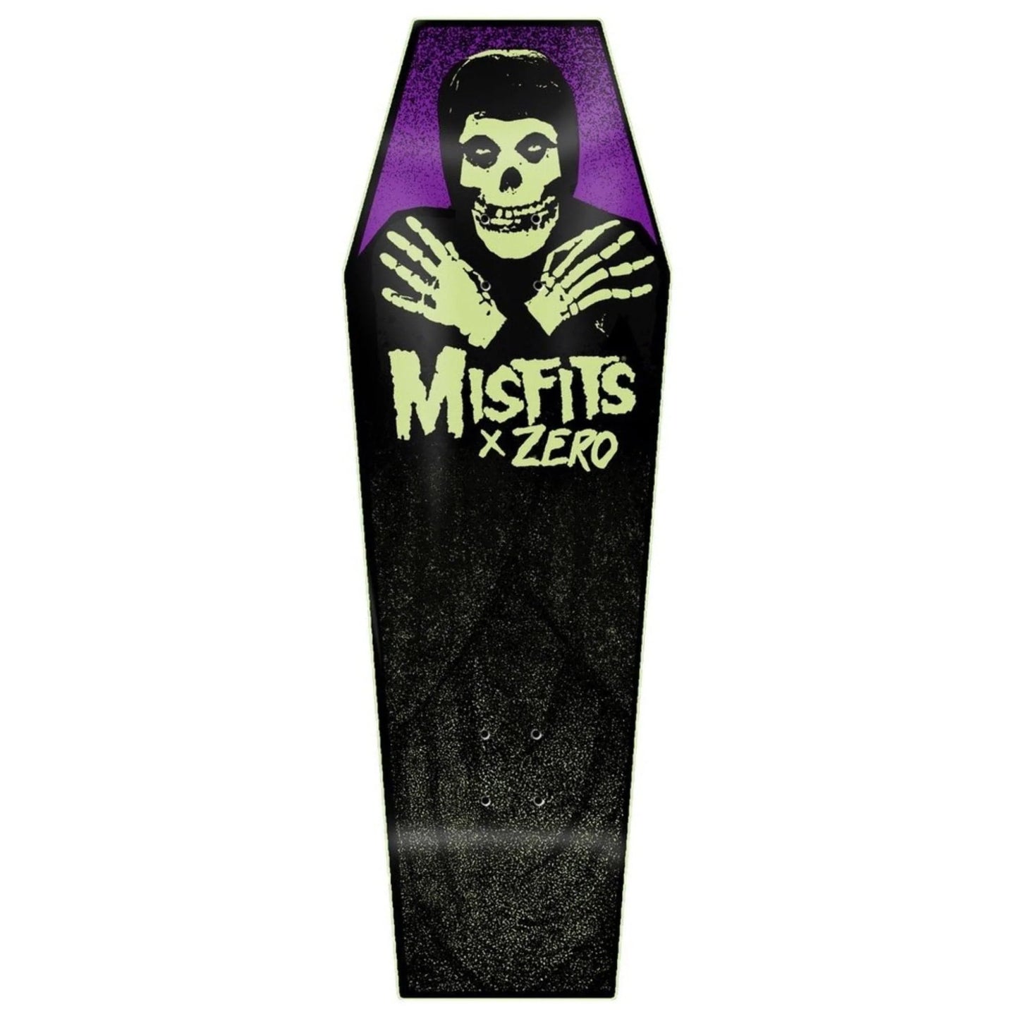 Zero Skateboard Deck Misfits Glow Fiend Coffin 9.5