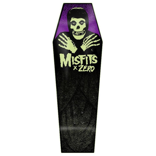 Zero Skateboard Deck Misfits Glow Fiend Coffin 9.5