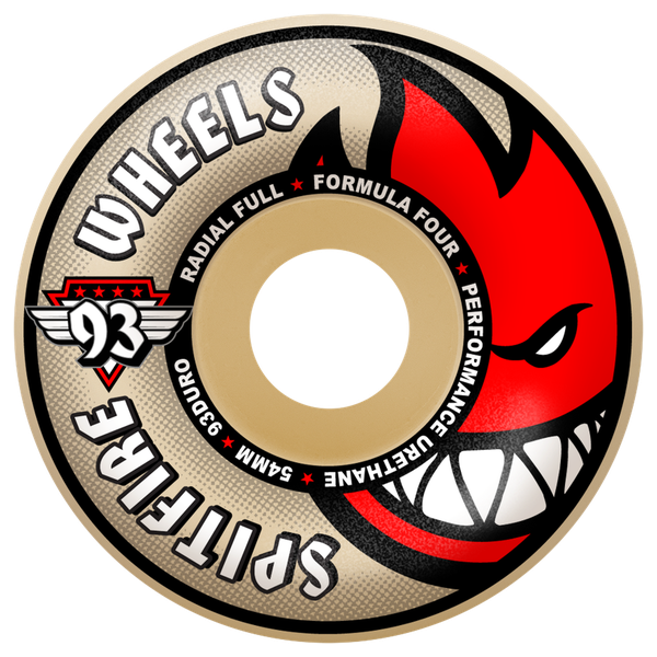 Spitfire Wheels Formula 4 Radial Full 54mm 93A