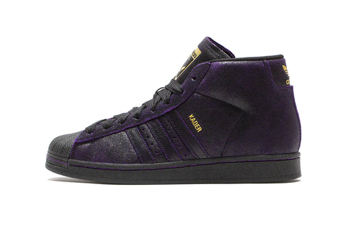 Adidas Kader Pro ADV Shoes - Core Black/Deep Purple/Gold Metallic