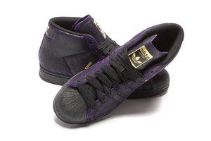 Adidas Kader Pro ADV Shoes - Core Black/Deep Purple/Gold Metallic