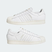 Load image into Gallery viewer, Adidas Superstar ADV Shoes - Cloud White/Cloud White/Gold Metallic