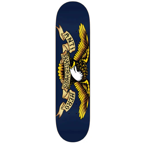 Anti Hero Skateboard Deck Classic Eagle Navy 8.5