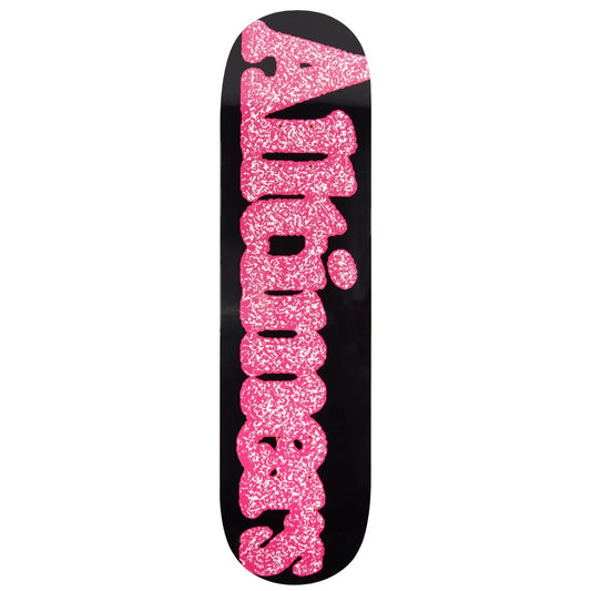 Alltimers Skateboard Deck Broadway Stoned Black Pink 8.1
