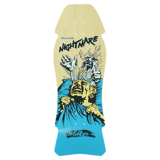Walker Skateboard Deck Lake Nightmare Reissue Natural 10.25