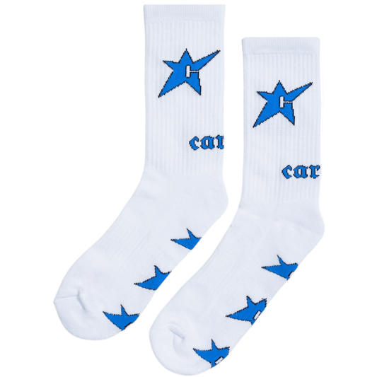 Carpet Company C-Star Socks White