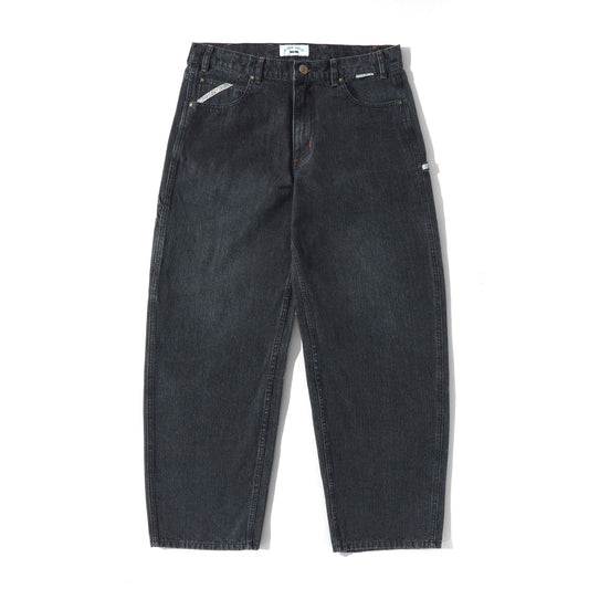 Black jeans on a white background