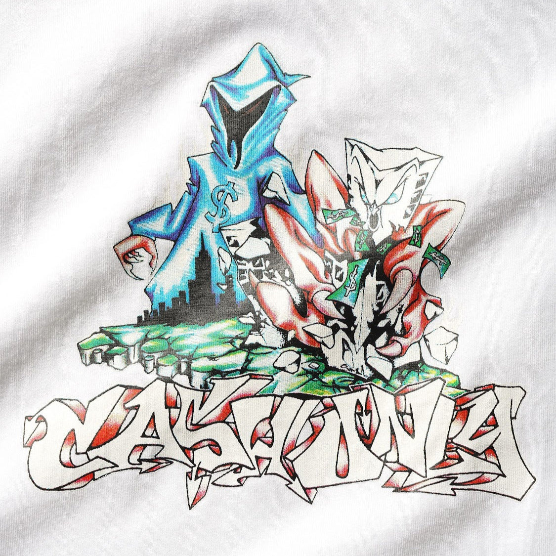 Cash Only Shirt Reaper Tee White