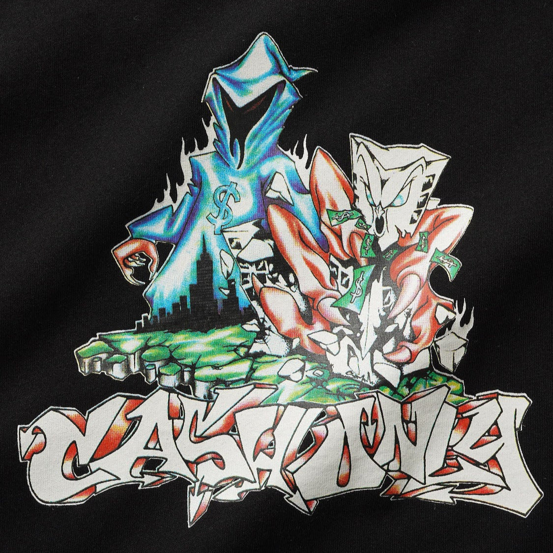 Cash Only Shirt Reaper Tee Black
