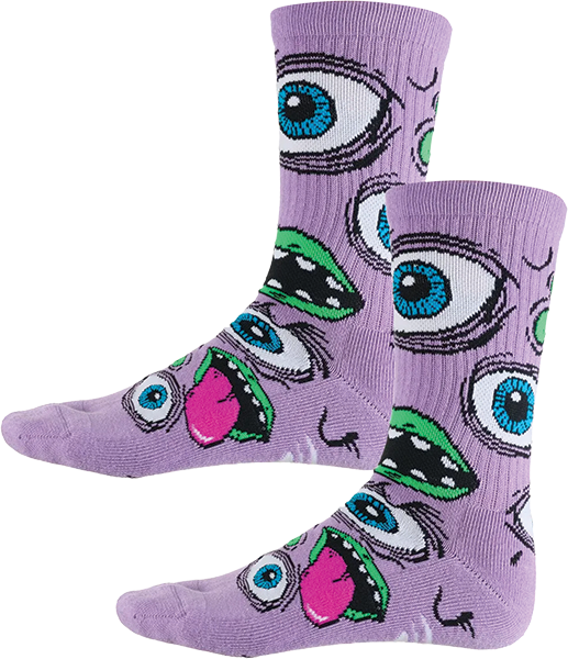 Heroin Socks Mutant Purple