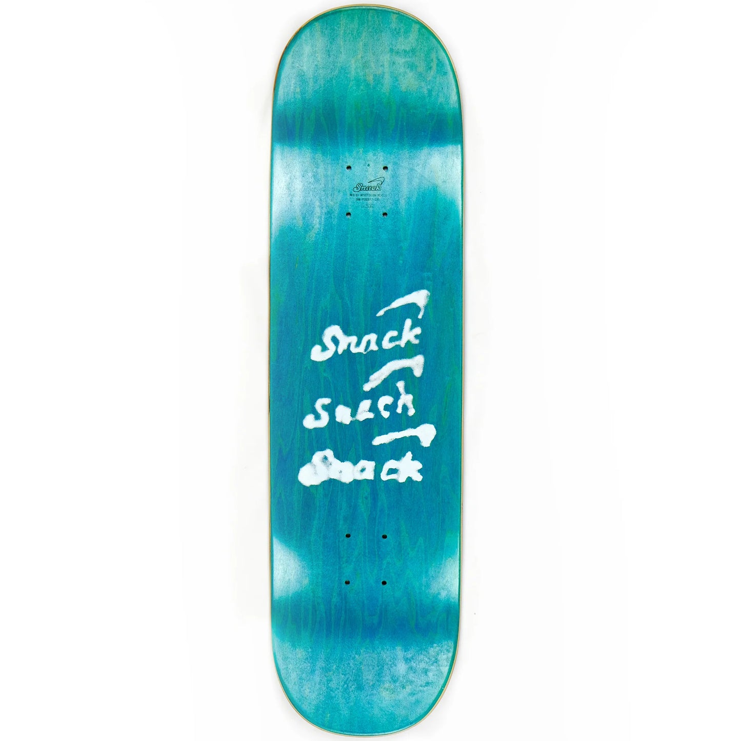 Snack Skateboard Deck Chrome Face 8.25