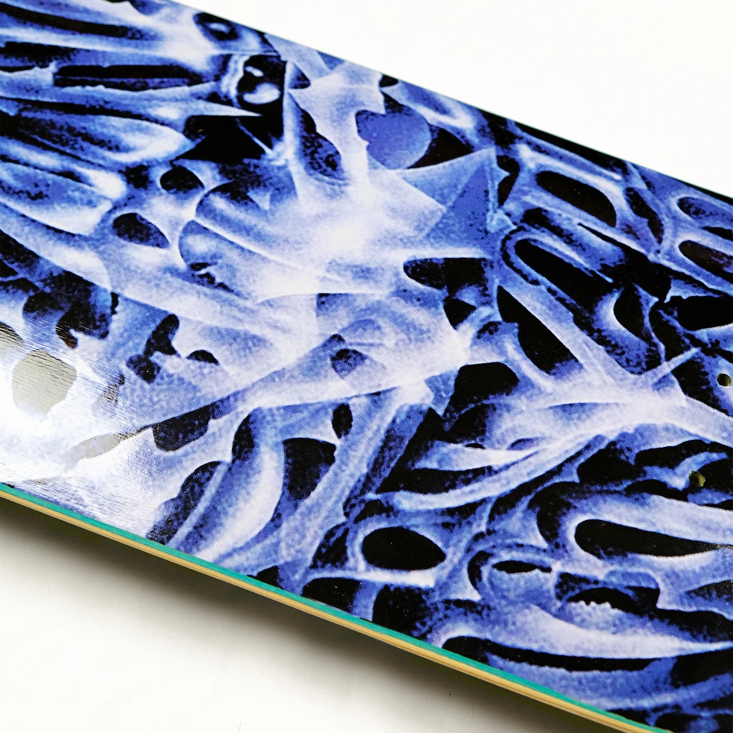 Snack Skateboard Deck Chrome Face 8.25