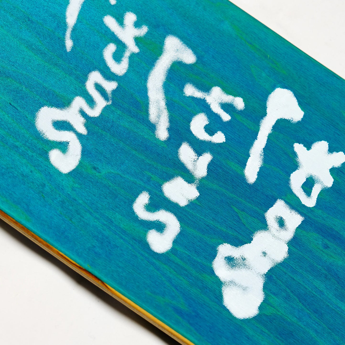 Snack Skateboard Deck Chrome Face 8.25