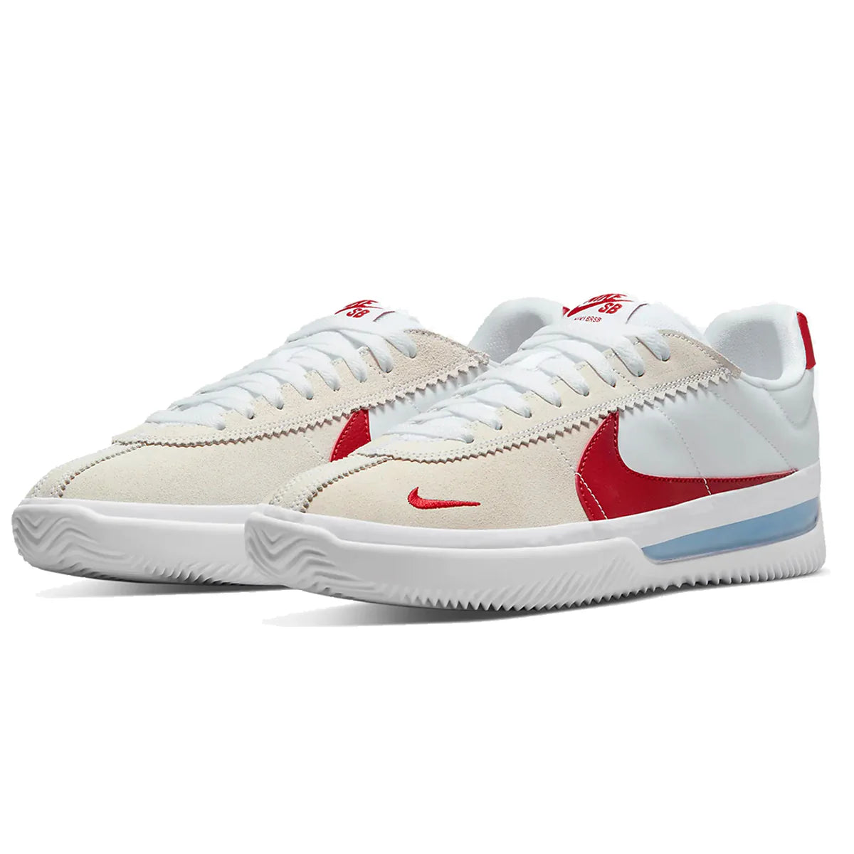 Nike SB BRSB White Varsity Red Shoes