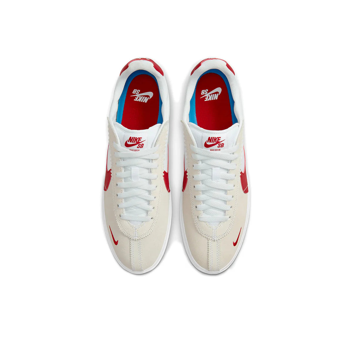 Nike SB BRSB White Varsity Red Shoes