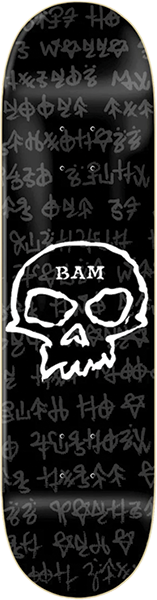 Zero Skateboard Deck Bam 3 Stigoi Skull 8.5