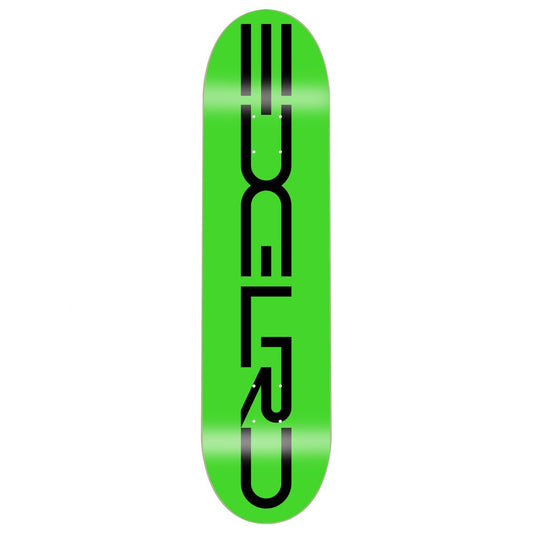 EDGLRD Skateboard Deck Tech Script Green Black 8.5