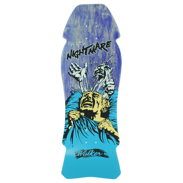 Walker Skateboard Deck Lake Nightmare Reissue Purple 10.25