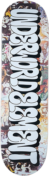 Underworld Element Skateboard Deck Graffiti Scrapbook 8.5