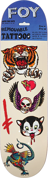 Deathwish Skateboard Deck Foy Tattoos 8.38
