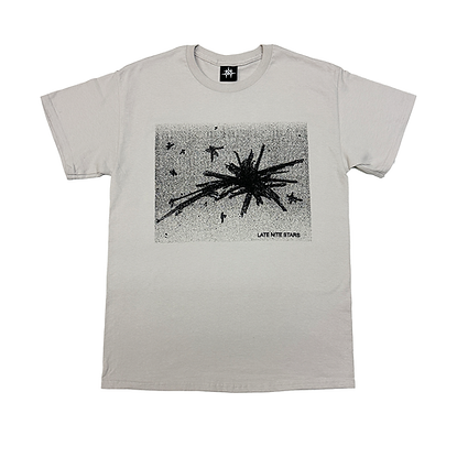 Late Nite Stars Shirt Starburst Tee White
