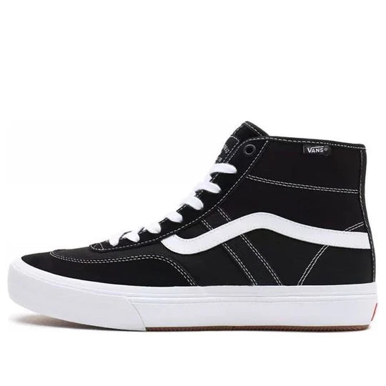 Vans Crockett High Black White Shoes