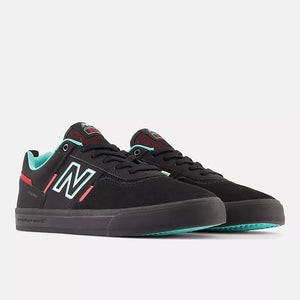 New Balance Numeric Jamie Foy 306 Shoes - Black/Electric Red