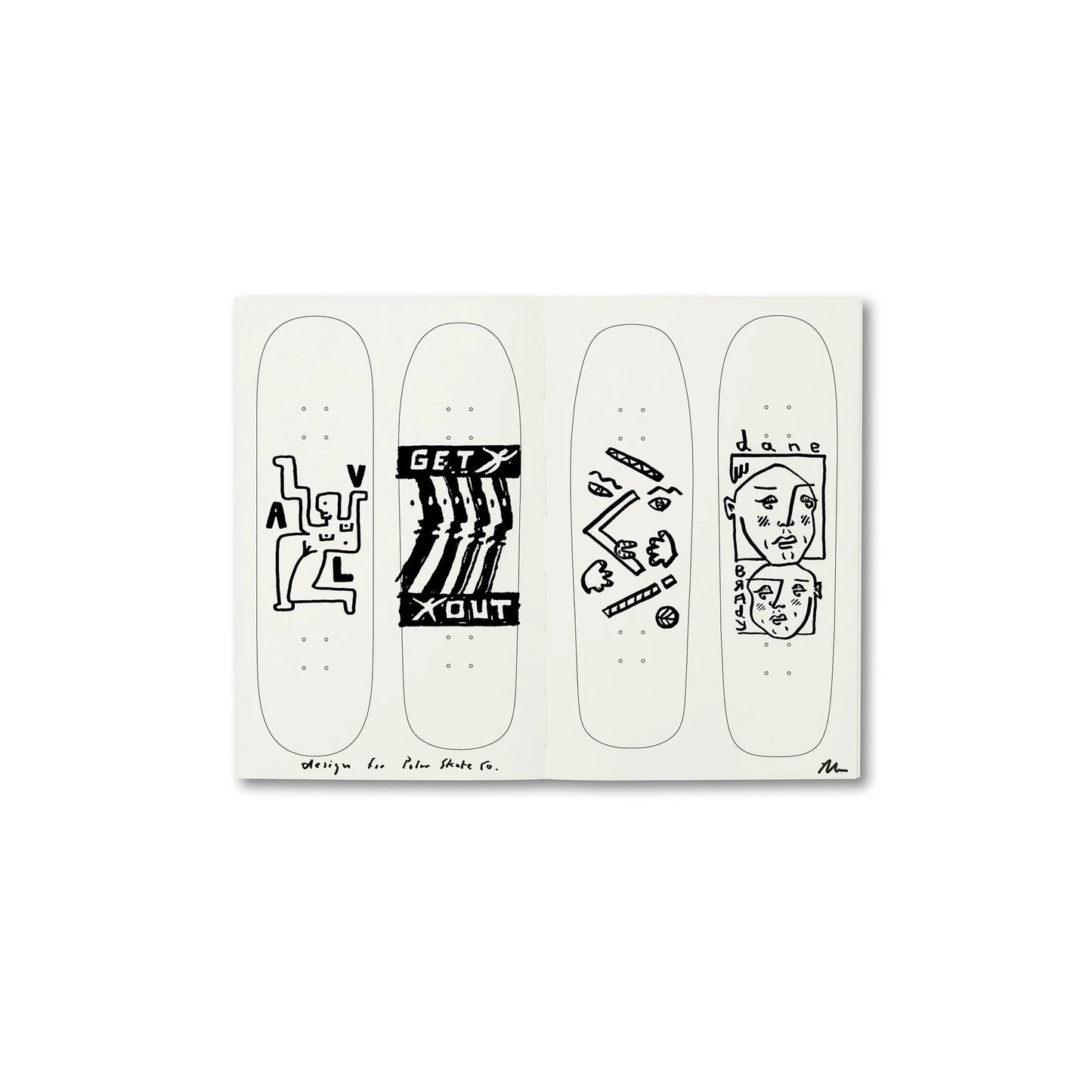 Polar Skate Co Pith Yuzu Deck Book Black