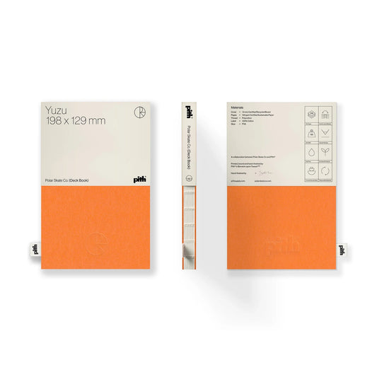 Polar Skate Co Pith Yuzu Deck Book Orange