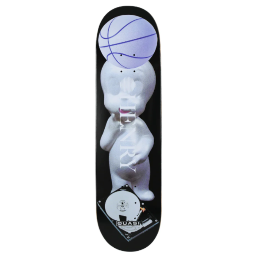 skateboard deck with basketball on it