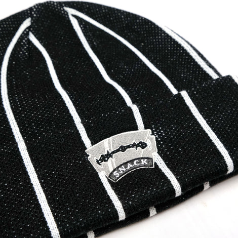 Snack Skateboards Beanie Razor Sharp Black