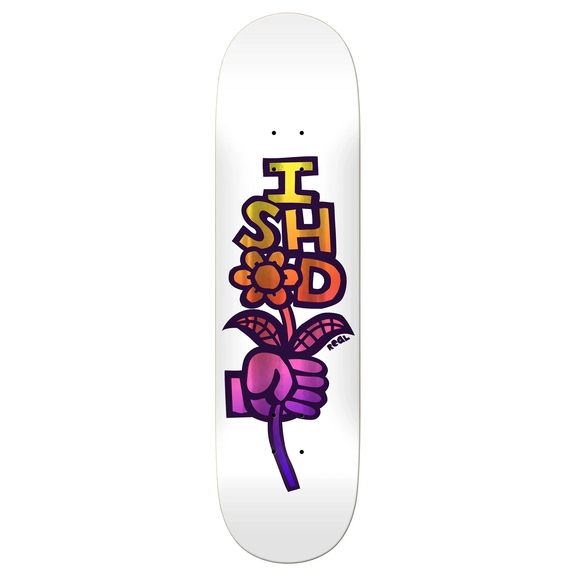 Ishod Wair skateboard with flower graphic