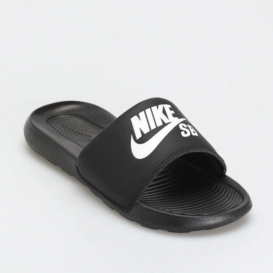 Nike SB Victori One Slide Black White Shoes