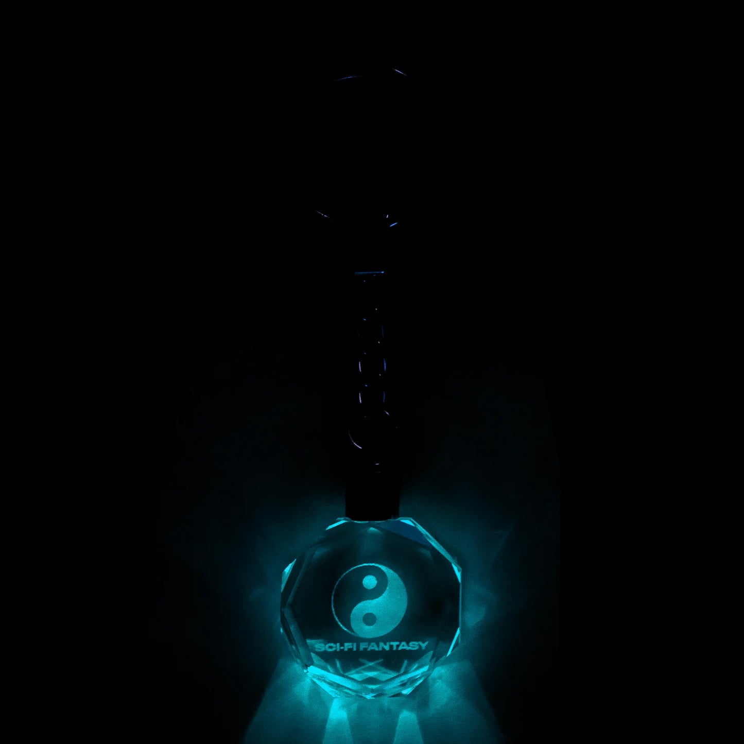 Sci-Fi Fantasy Light Up Crystal Keychain