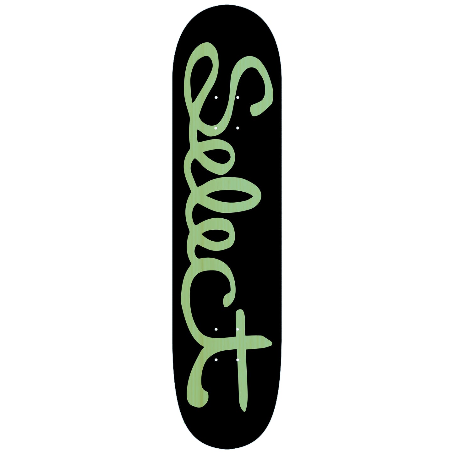 Select Skateboard Deck Classic Script Black