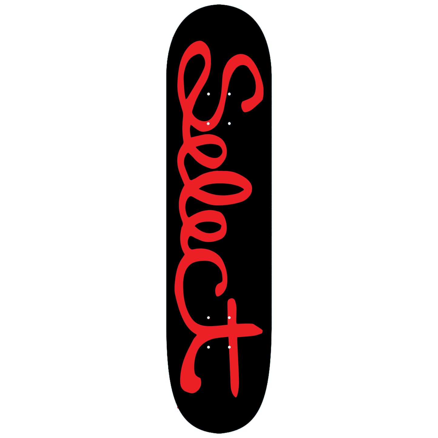 Select Skateboard Deck Classic Script Black