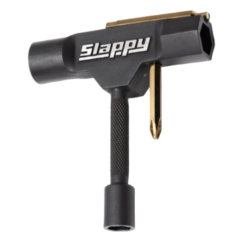 Black tool with 'Slappy' branding on a black background
