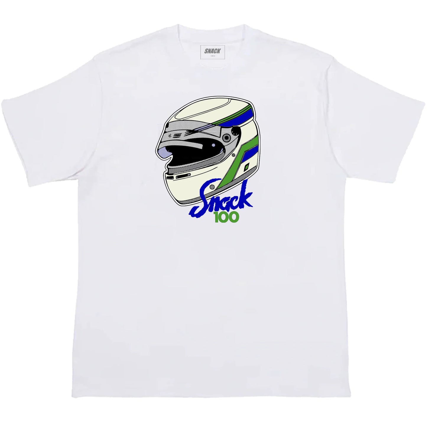 Snack Skateboards Shirt 100 Tee White