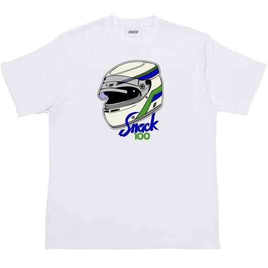 Snack Skateboards Shirt 100 Tee White