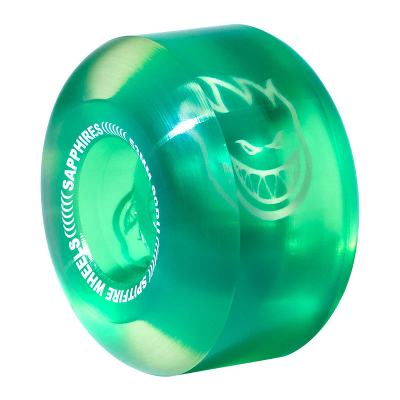 Spitfire Wheels Sapphire Radial 53mm 90A Clear Green