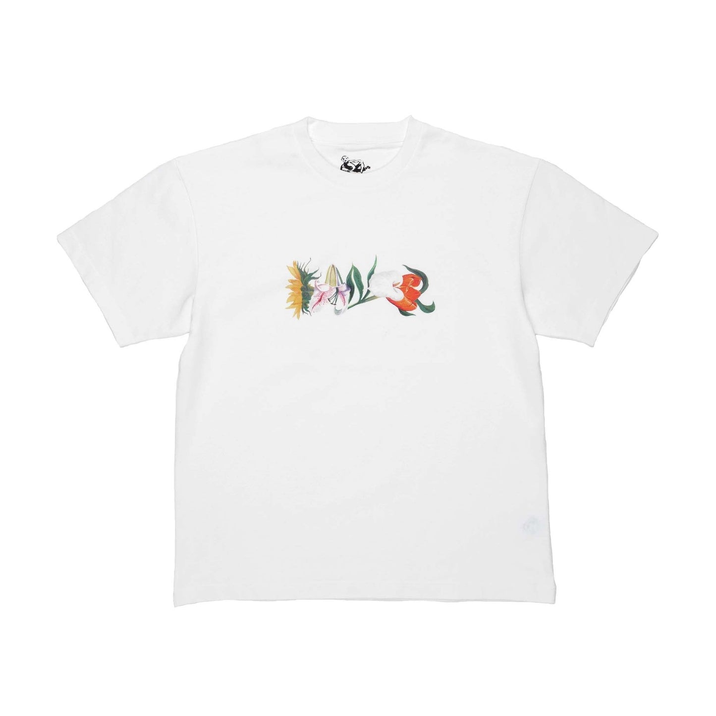 Dancer Shirt Mixed Flowers Tee White