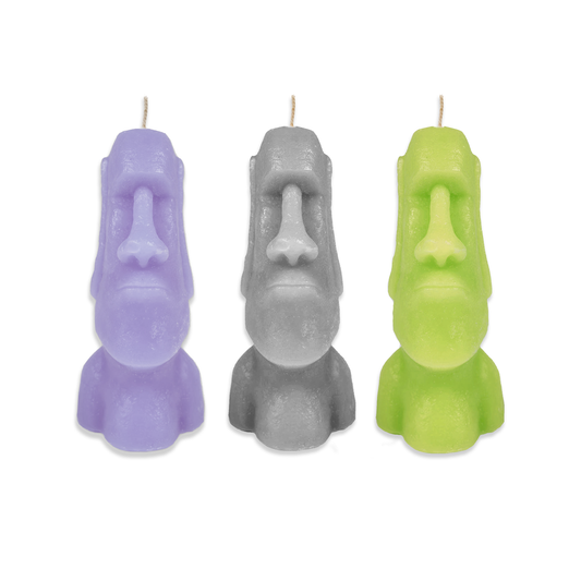 Theories Easter Island Moai Candle Skate Wax
