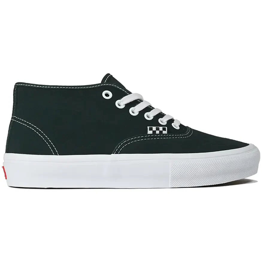 Vans Skate Shoes Authentic Mid Dark Forest