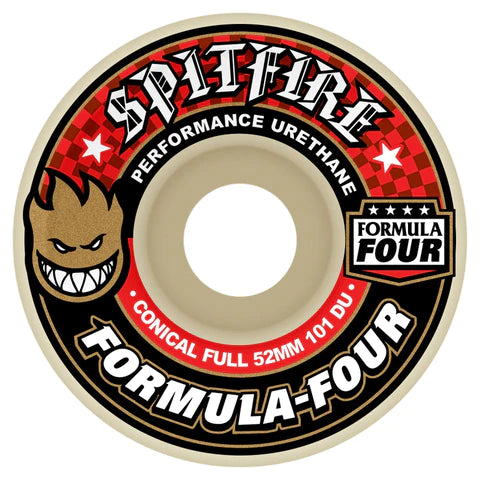 Spitfire Formula Four Conical Full Wheels - 101D - 54mm/56mm