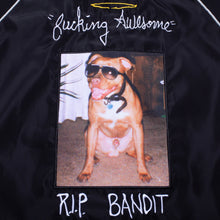 Load image into Gallery viewer, Fucking Awesome R.I.P. Bandit Lightweight Bomber - Black