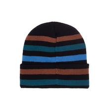 Load image into Gallery viewer, Fucking Awesome Wanto Striped Cuff Beanie - Black